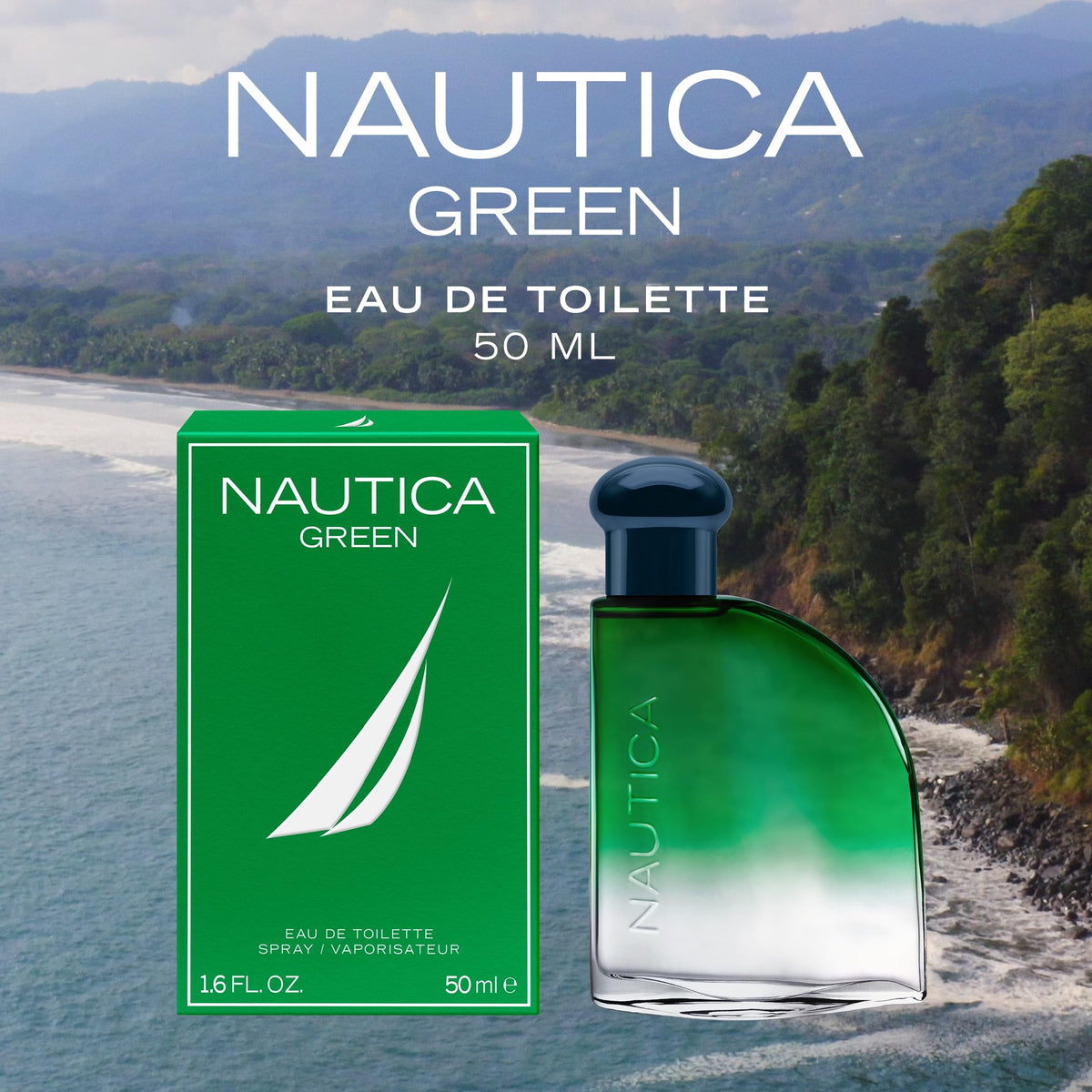 Nautica Color Green Eau de Toilette packaging
