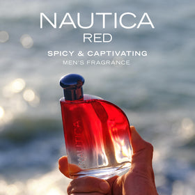 Nautica Color Red Eau de Toilette close-up of sprayer