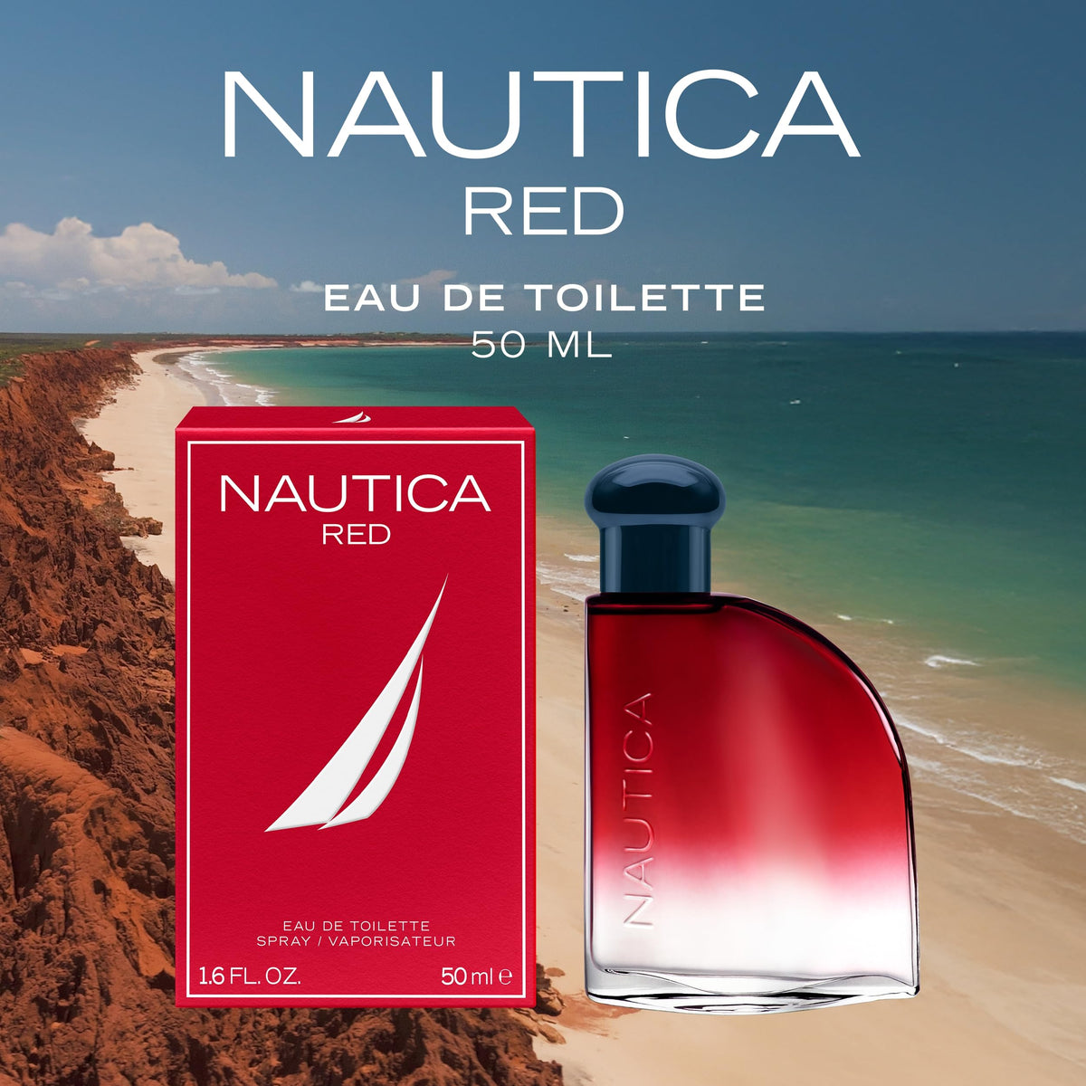 Nautica Color Red Eau de Toilette packaging
