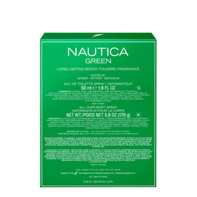 Nautica Green Eau de Toilette bottle close-up