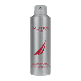 Nautica Red Deodorizing Body Spray 6.0oz front view