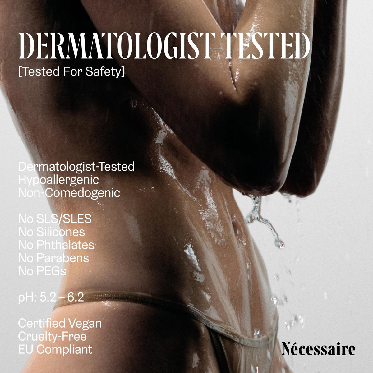 Nécessaire Body Exfoliator Eucalyptus top view showing cap
