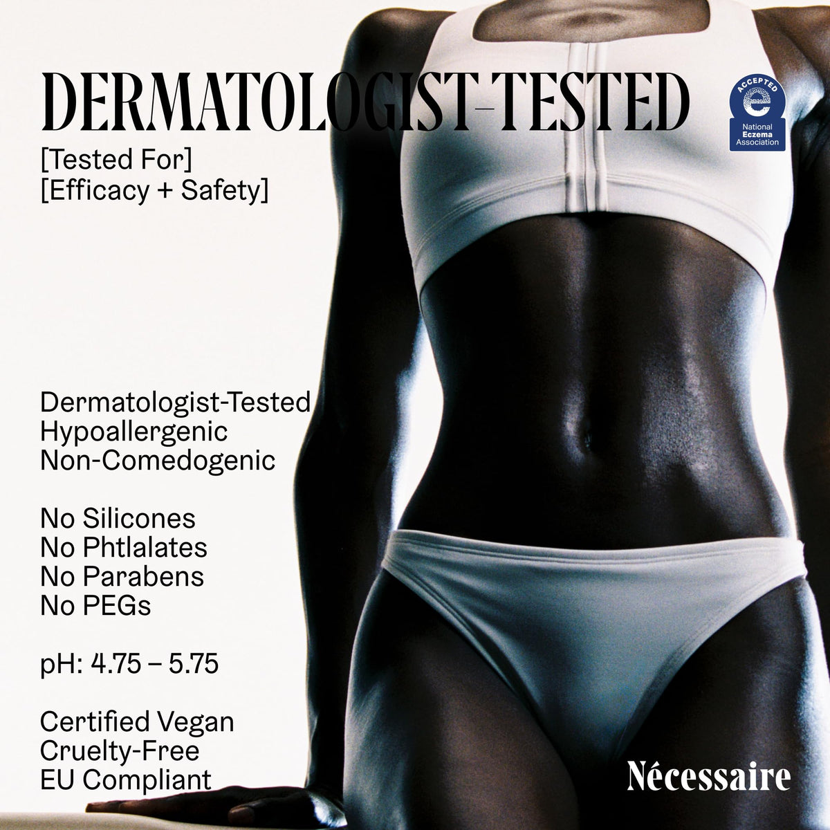 Nécessaire Body Lotion packaging details