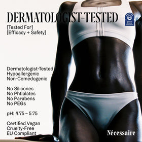 Nécessaire Body Lotion with plant oils ingredients