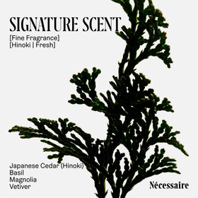 Nécessaire body wash in a shower setting