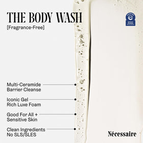 Nécessaire Body Wash pump bottle side view