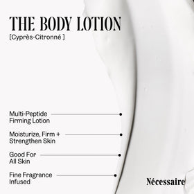Nécessaire Cyprès-Citronné Body Lotion 581g back view
