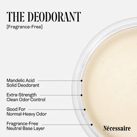 Nécessaire Deodorant Fragrance Free 399g packaging