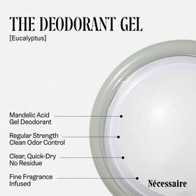 Nécessaire Deodorant Gel Eucalyptus packaging side view