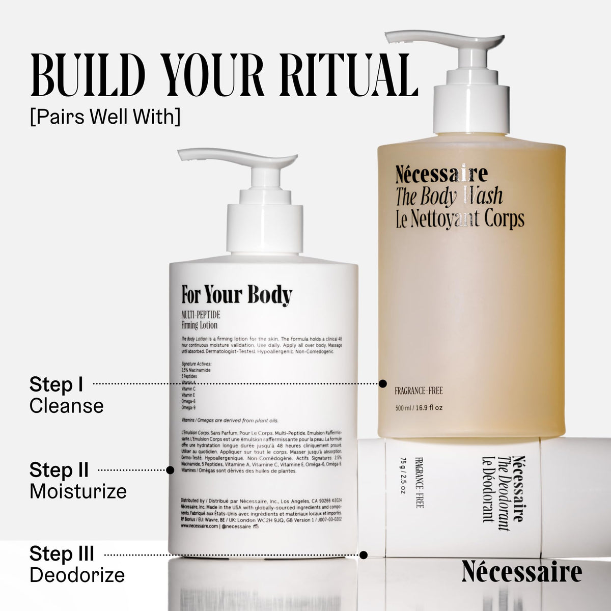 Nécessaire Deodorant in bathroom setting
