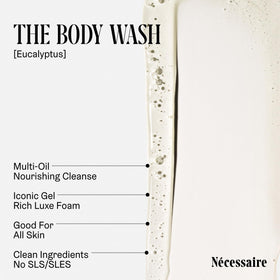Nécessaire Eucalyptus Body Wash bottle with label