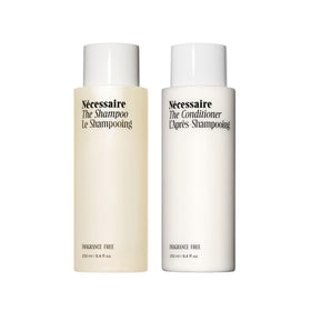 Nécessaire Hair Duo Fragrance Free Shampoo and Conditioner front view