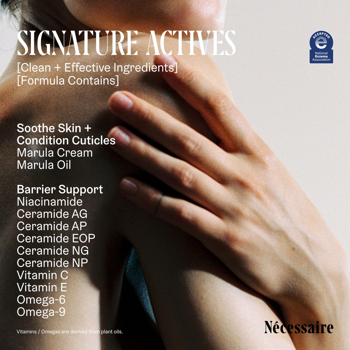 Nécessaire Hand Cream back view with ingredient list