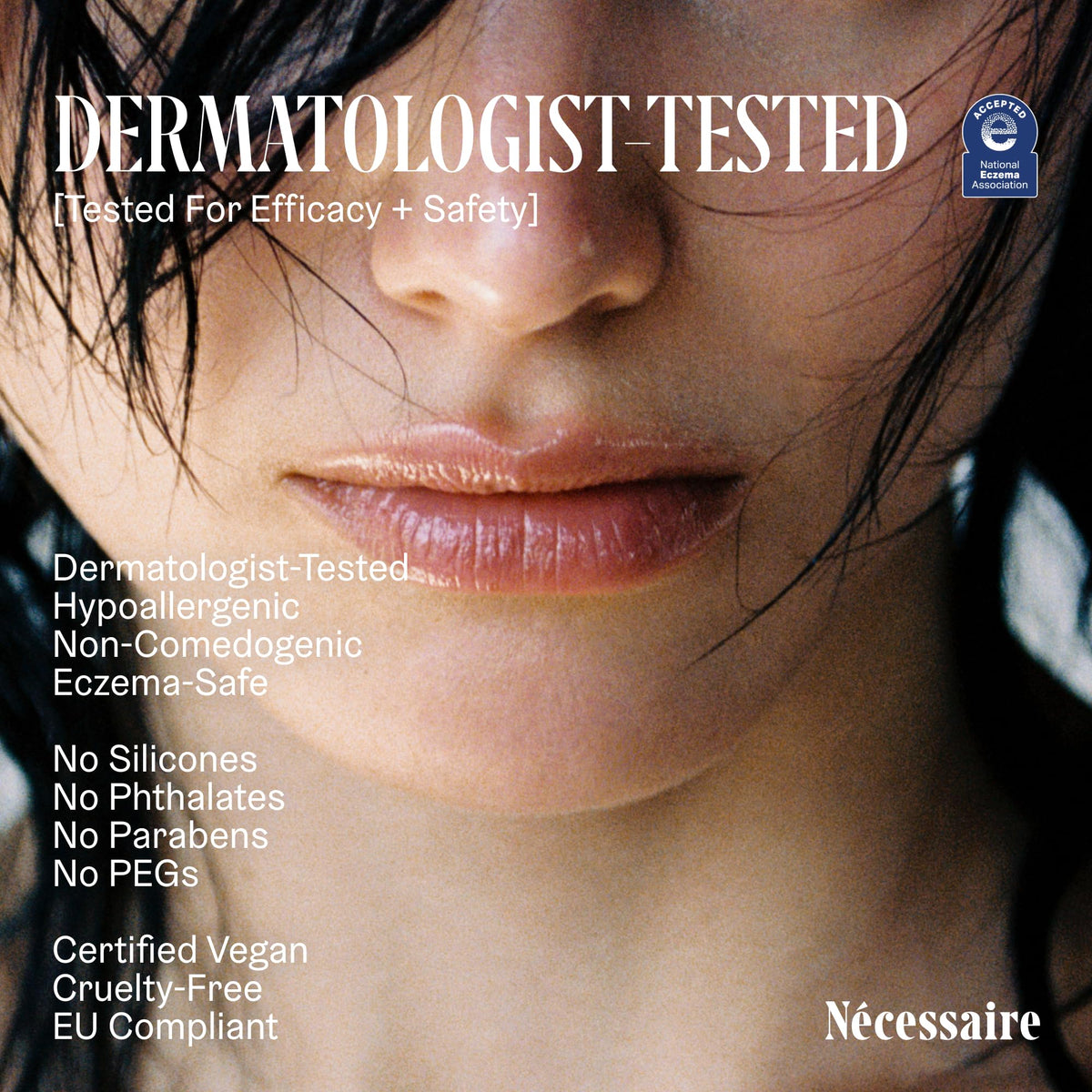 Nécessaire Lip Balm showing shea butter base