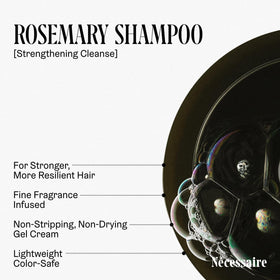 Nécessaire Rosemary Shampoo bottle with label