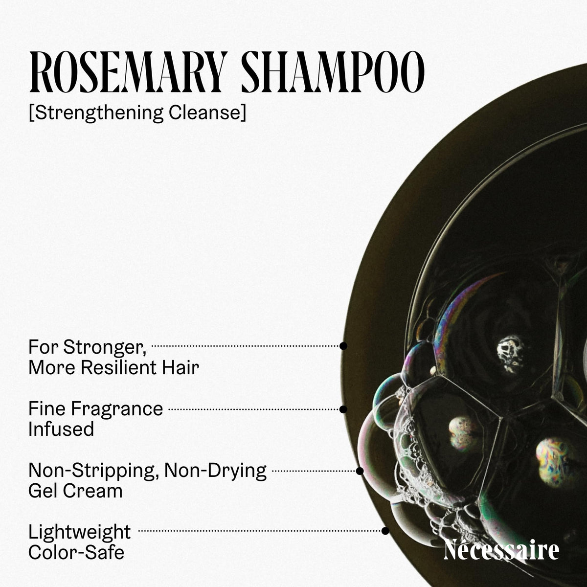 Nécessaire Rosemary Shampoo bottle with pump