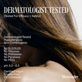 Nécessaire Rosemary Shampoo with rosemary sprigs