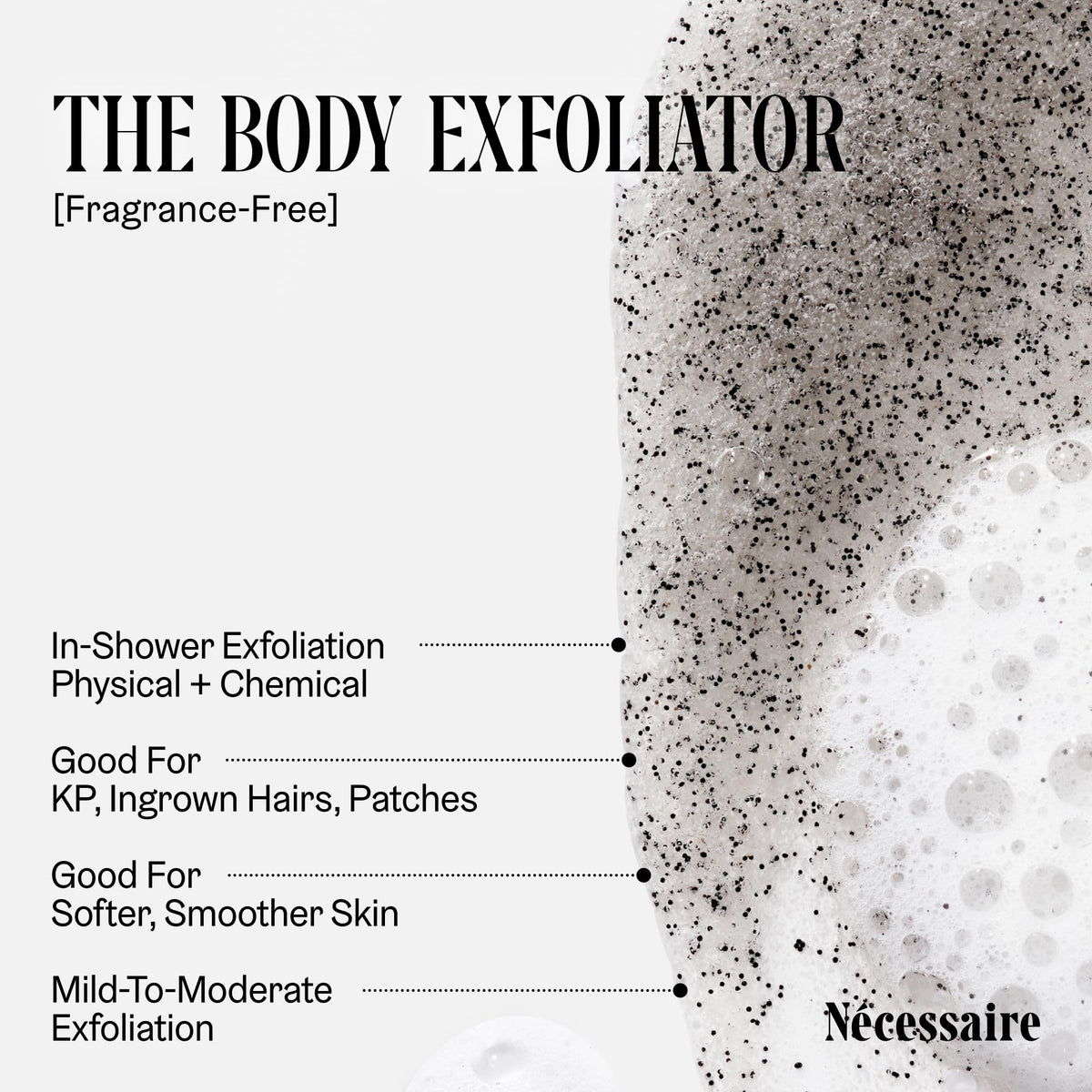 Nécessaire The Body Exfoliator Fragrance Free back view