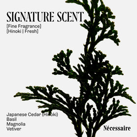 Nécessaire The Body Lotion Hinoki texture on hand