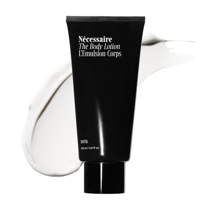 Nécessaire The Body Lotion Santal front view with pump