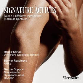 Nécessaire The Body Retinol packaging side view
