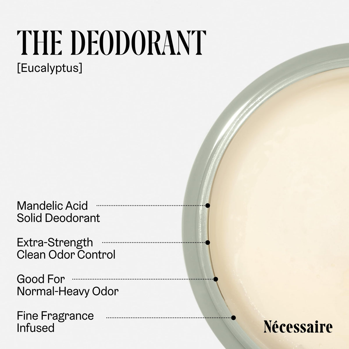 Nécessaire The Deodorant Eucalyptus 200g back view