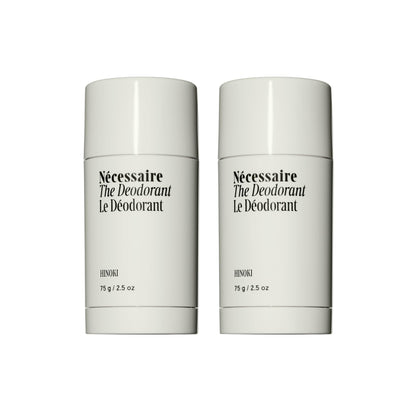 Nécessaire The Deodorant Hinoki front view with packaging