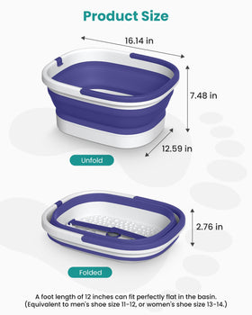 Nekteck foot bath as a storage box, versatile use