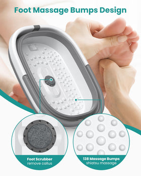 Nekteck foot bath with removable side bars