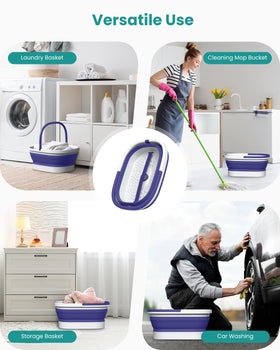 Nekteck foot soaking tub with side support bars