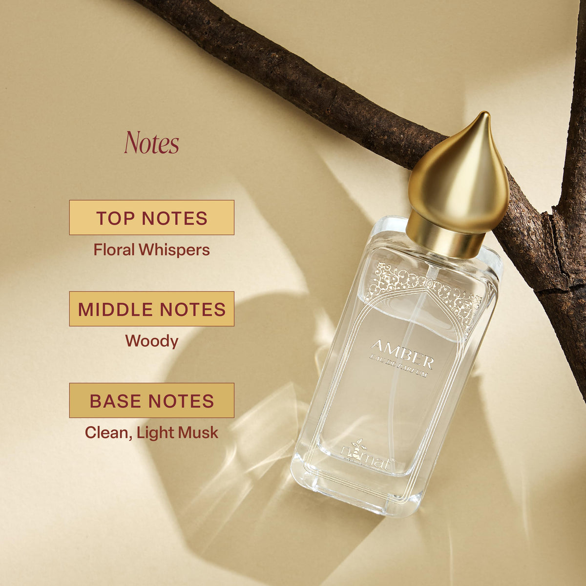 Nemat Amber Eau de Parfum Spray 50 ml packaging