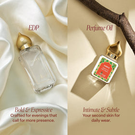 Nemat Amber Eau de Parfum Spray 50 ml with floral background