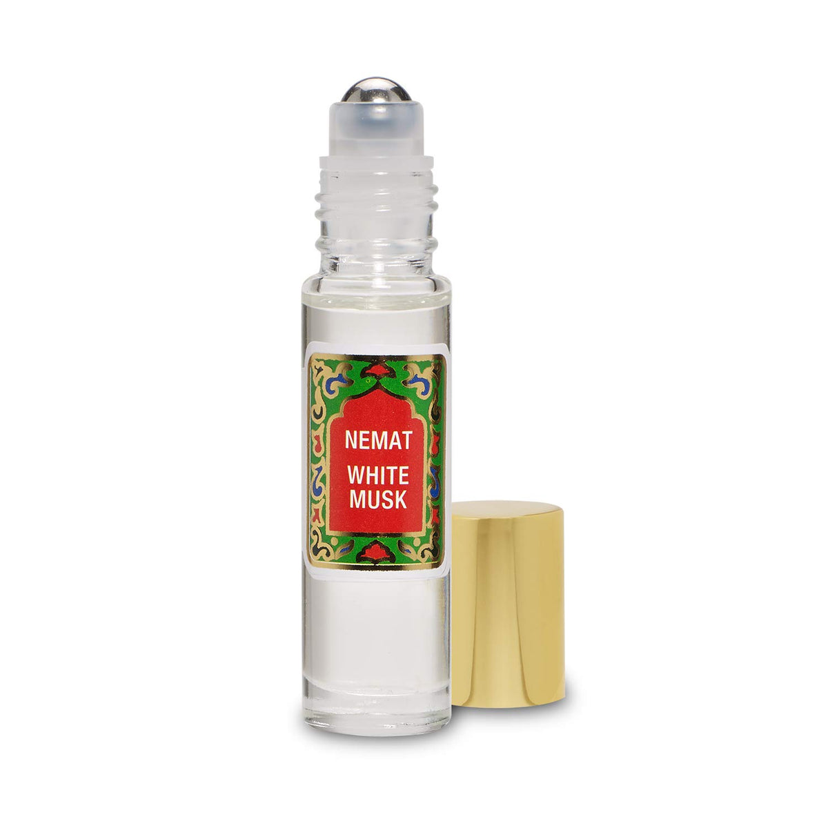 Nemat International White Musk Perfume Oil Roll-On 10 ml in glass bottle