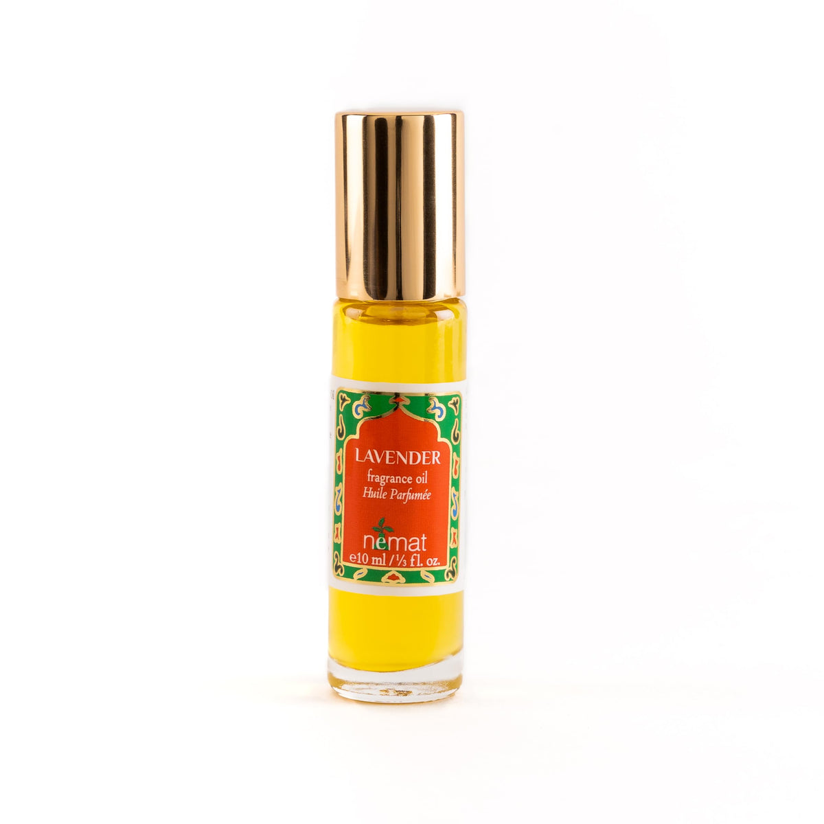 Nemat Lavender Perfume Oil Roll-On 10 ml glass bottle front view