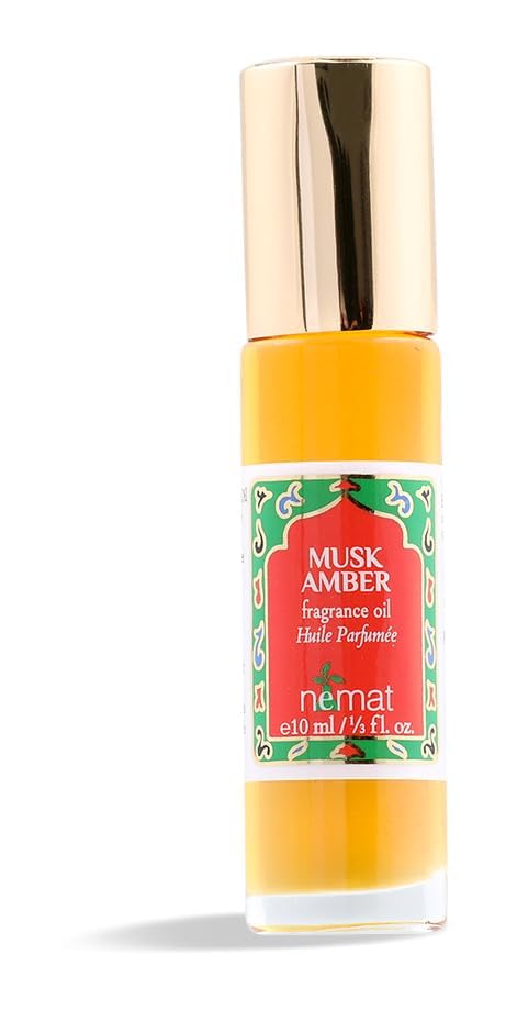Nemat Musk Amber Perfume Oil 10ml bottle front view
