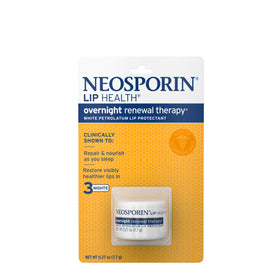 Neosporin Lip Health Overnight Renewal Therapy 0.27 oz front view