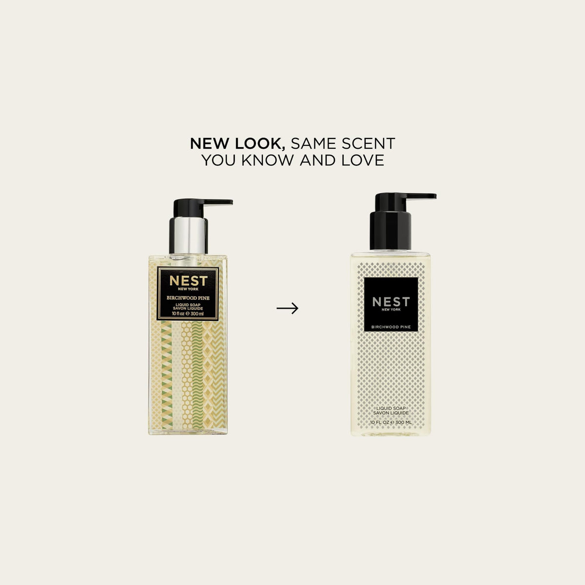 NEST New York Birchwood Pine Liquid Soap 10 fl oz back view