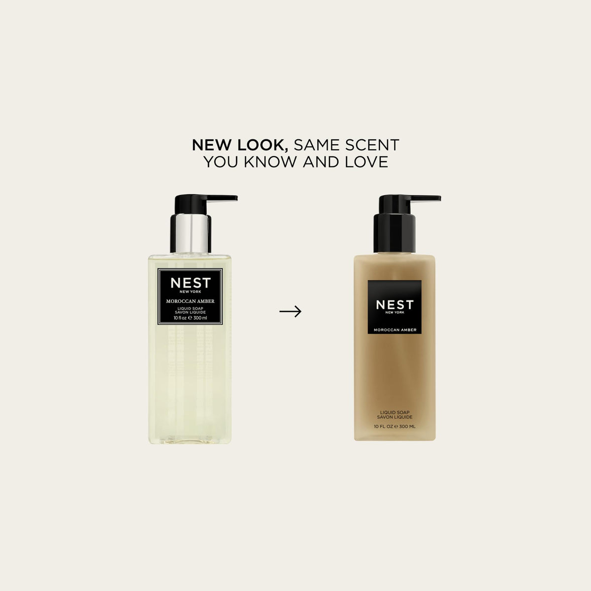 NEST New York Liquid Soap Moroccan Amber bottle side view