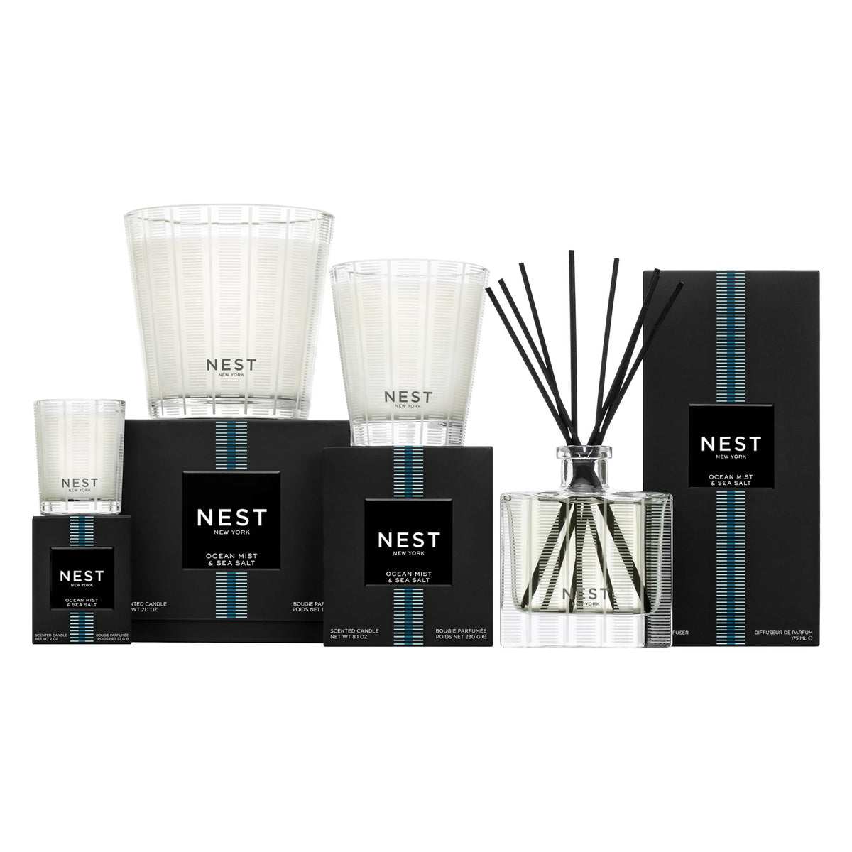 NEST New York Liquid Soap Ocean Mist & Sea Salt packaging details