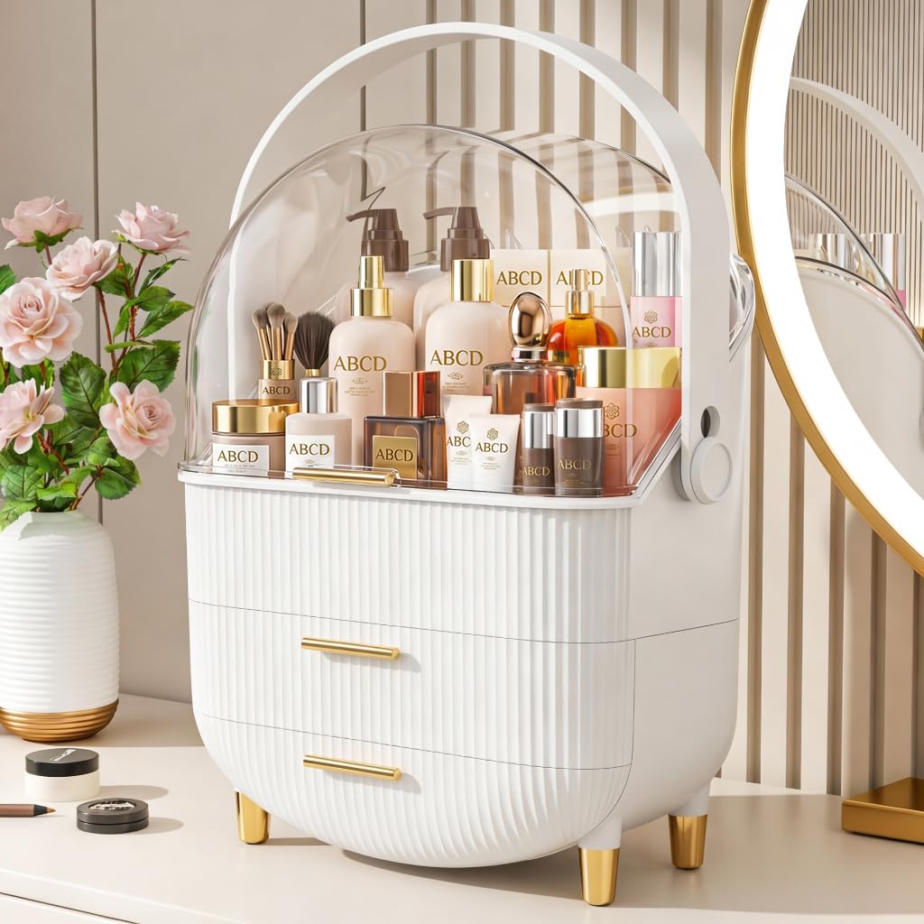 NestOrganix Makeup Organizer compact design for travel
