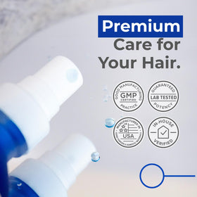 Neurogan GHK-Cu Hair & Scalp Serum with other hair care products