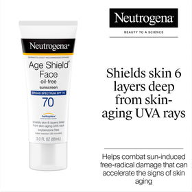 Neutrogena Age Shield Face Sunscreen SPF 70 back view