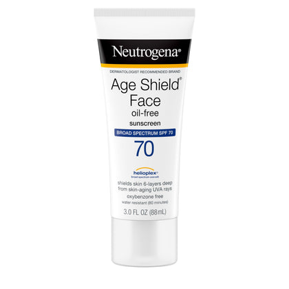 Neutrogena Age Shield Face Sunscreen SPF 70 front view