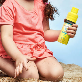 Neutrogena Beach Defense Kids Sunscreen Spray SPF 70, packaging details