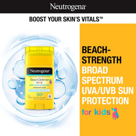 Neutrogena Beach Defense Kids Sunscreen Stick SPF 60+ back view