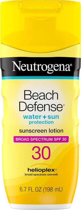 Neutrogena Beach Defense Sunscreen Lotion SPF 30 front view
