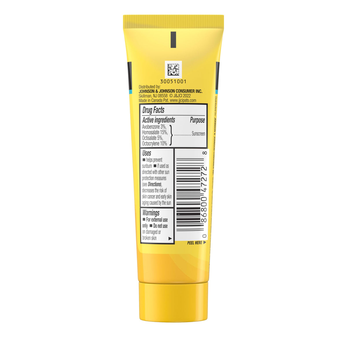 Neutrogena Beach Defense Sunscreen Lotion SPF 70, 1 oz bottle on sandy beach