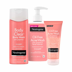 Neutrogena Body Clear Acne Body Wash Pink Grapefruit product details