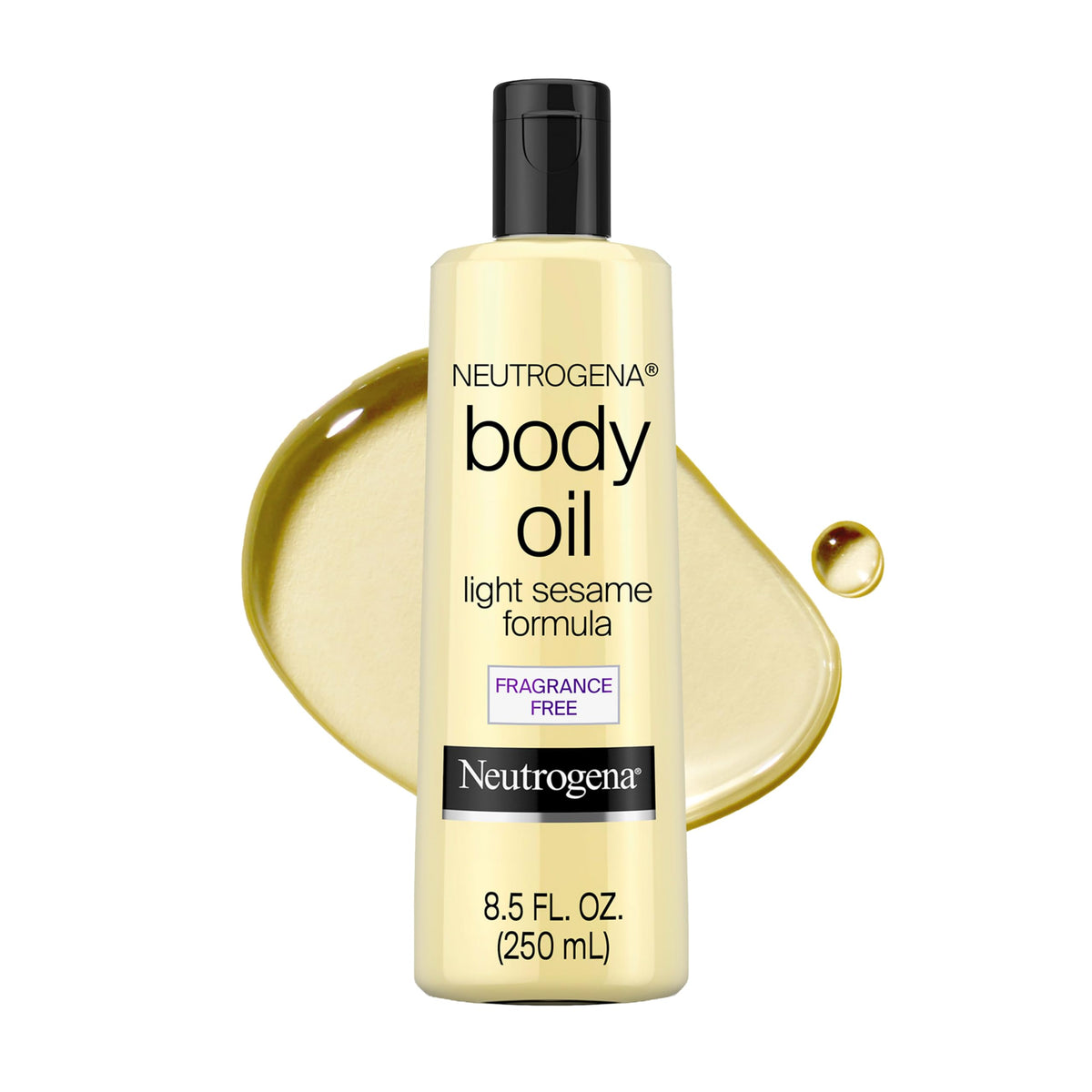 Neutrogena Body Oil Light Sesame Formula 8.5 fl. oz front view