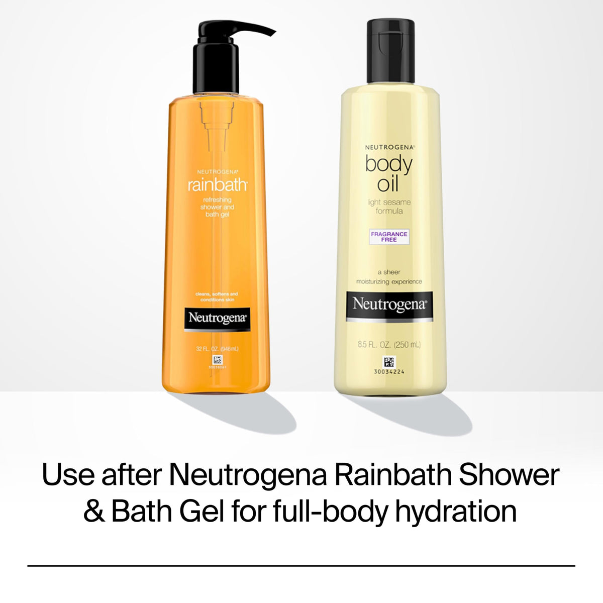 Neutrogena Body Oil Light Sesame Formula texture close-up